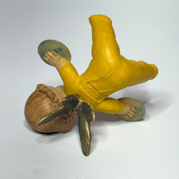 Depose Italy Seated Baby Angel with Cymbals Blue Eyes Yellow Outfit - Picture 2 of 6